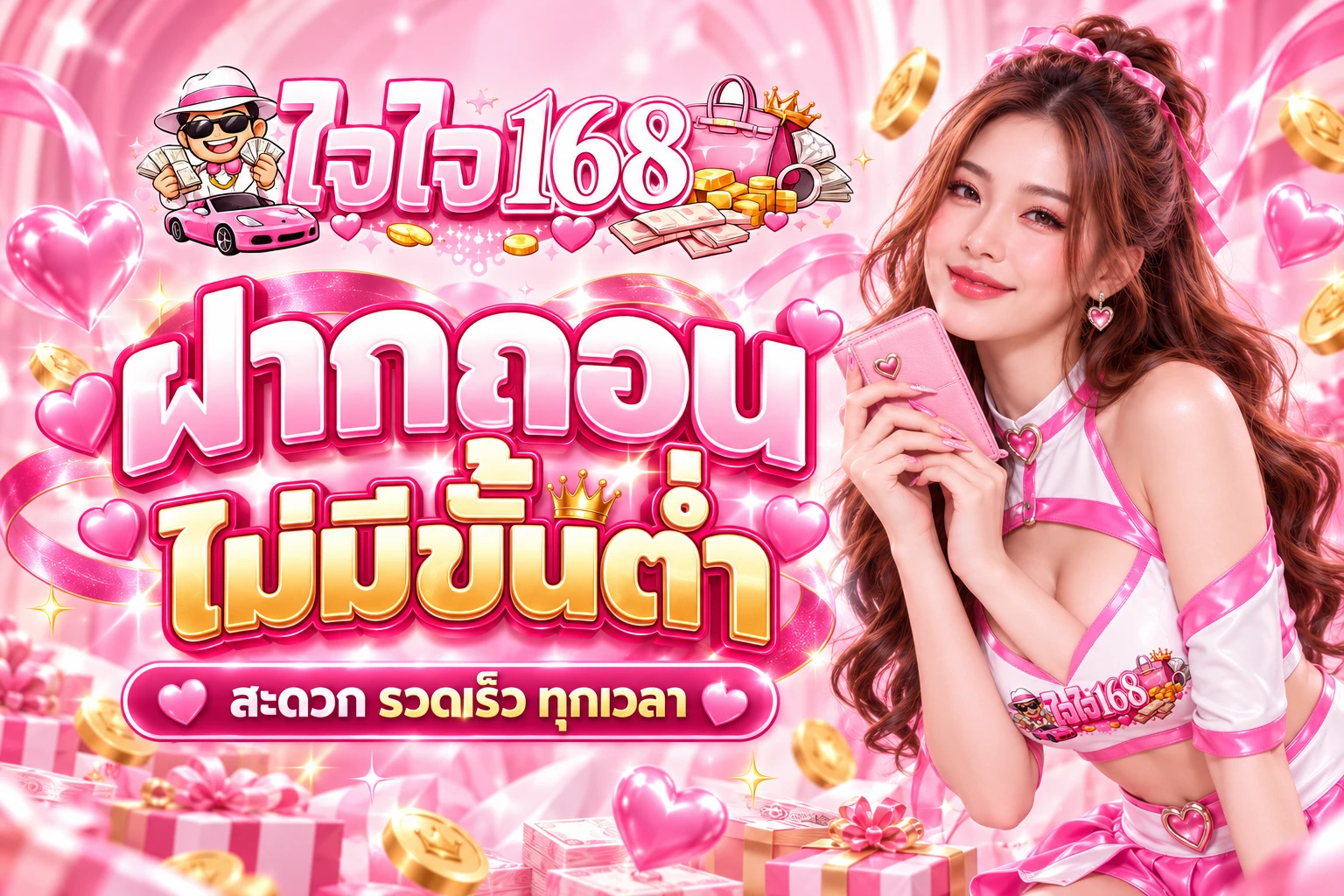 ใจใจ168 ฝากถอน